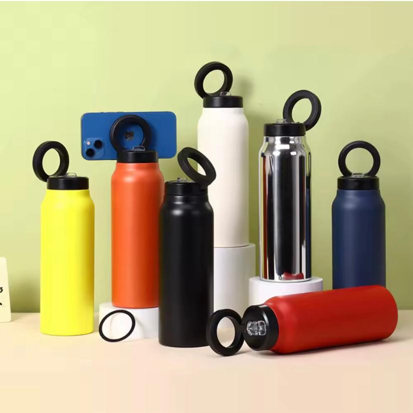 Thermos isotherme 24 oz avec support téléphone intégré