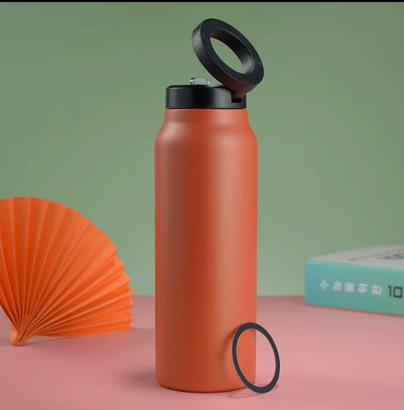 Thermos isotherme 24 oz avec support téléphone intégré